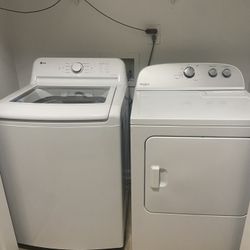LG Washer - Whirlpool Dryer (less 1yr old)