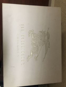 Authentic Burberry children shoes $190