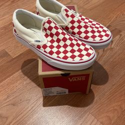 Classic Slip-on Red Checker Board