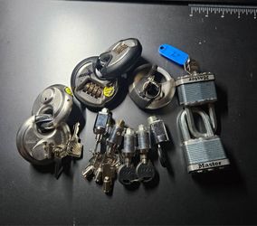 Ultimate Storage & Moving Lock Lot - 12 Heavy Duty Locks