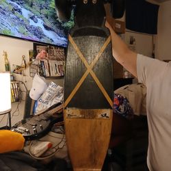 Used Longboard With Normal Wear And Tear But Works perfectly!!