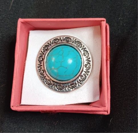 Paparazzi Adjustable Torqoise Ring