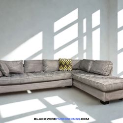 Gray Sectional Couch - FREE DELIVERY 🚚 