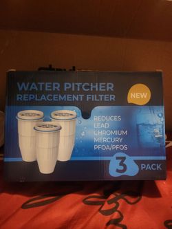 Water Pitcher Replacement Filter 3-Pack