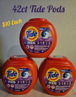 New Laundry Detergent Tide Pods Spring Meadow 42ct