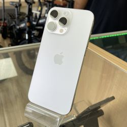 iPhone 16 Pro Max White Fully Unlocked To Any Carrier! 256GB Shop Without Using Credit! Take It Home Today $0 To $100 Down! Best Financing Deals! 