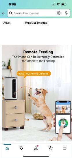 WOPET Camera Dog Treat Tossing.