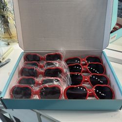 Box of Red Heart Sunglasses 