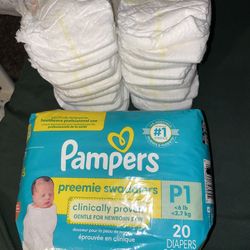 Preemie diampers (41 count)