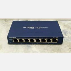 NETGEAR FS108 ProSafe 8 Port 10/100 Fast Ethernet Switch