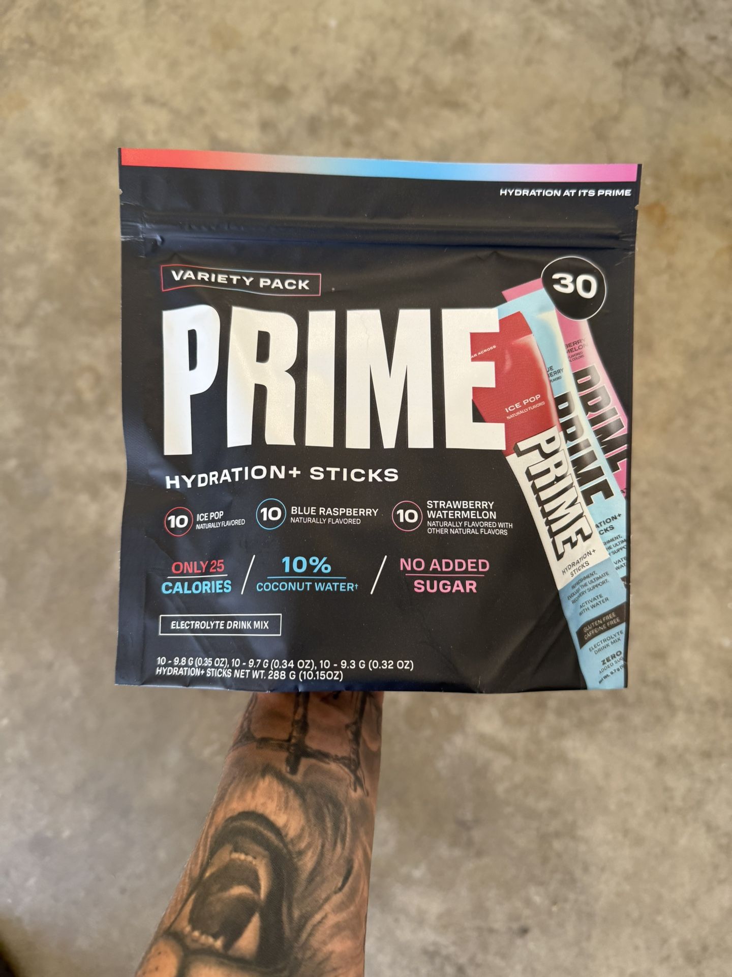 PRIME HYDRATION+ Sticks Variety Pack
