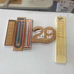 Vintage Cribbage Boards