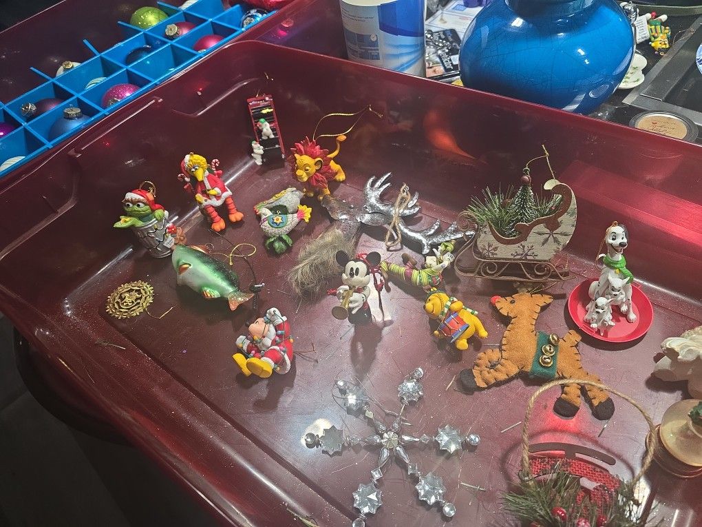 Disney & Sesame Street Christmas Ornaments
