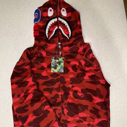 red bape jacket 