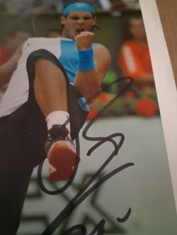 Autograph photo