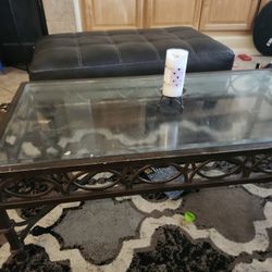Ottoman And Table 
