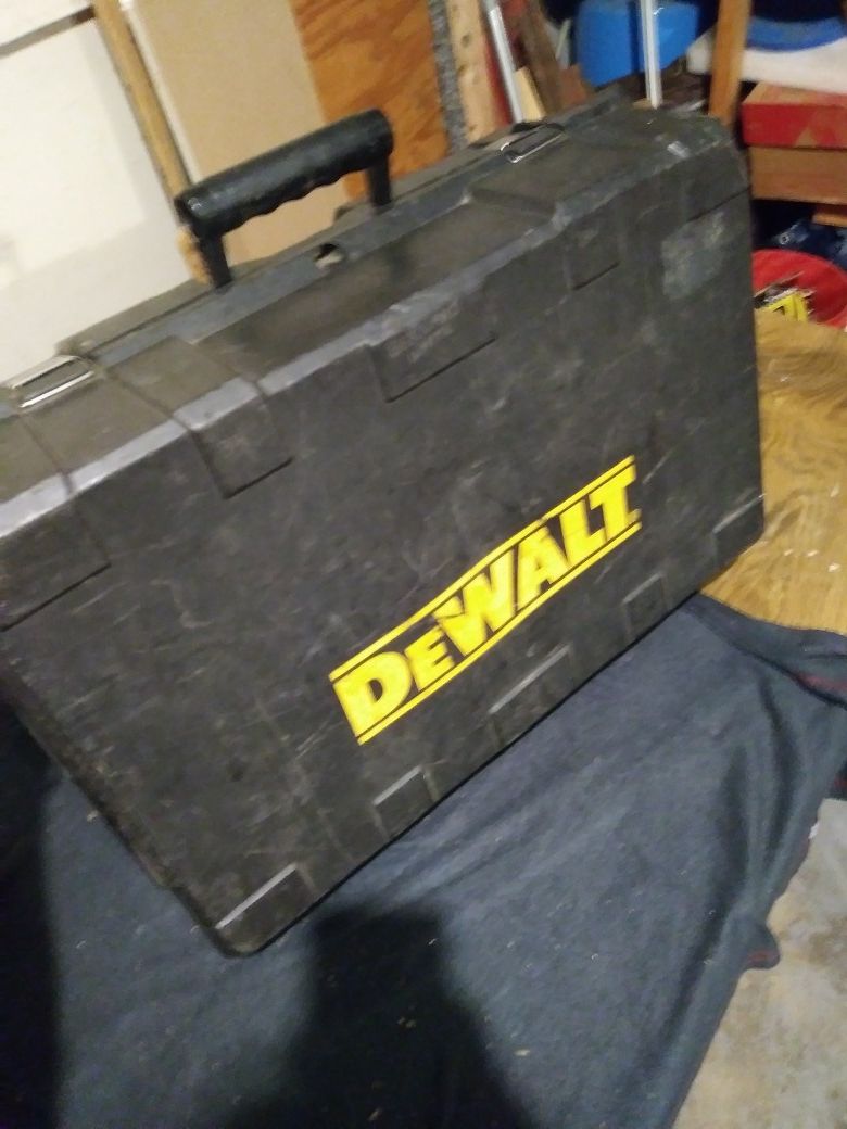 DeWalt drill and saw