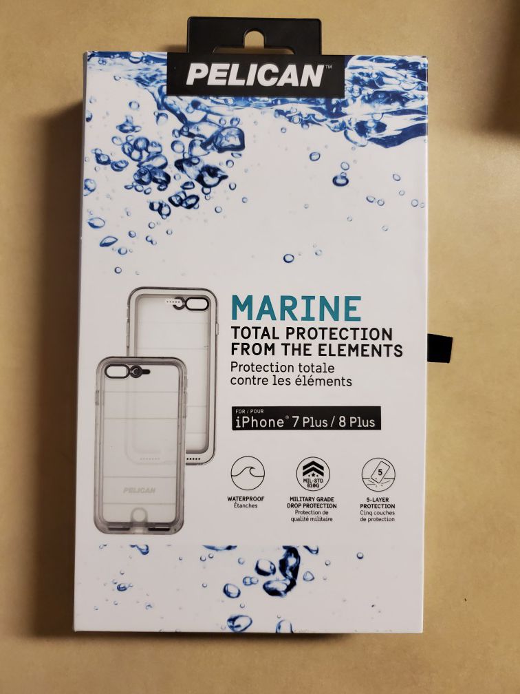Pelican waterproof case for iphone 7/8 plus