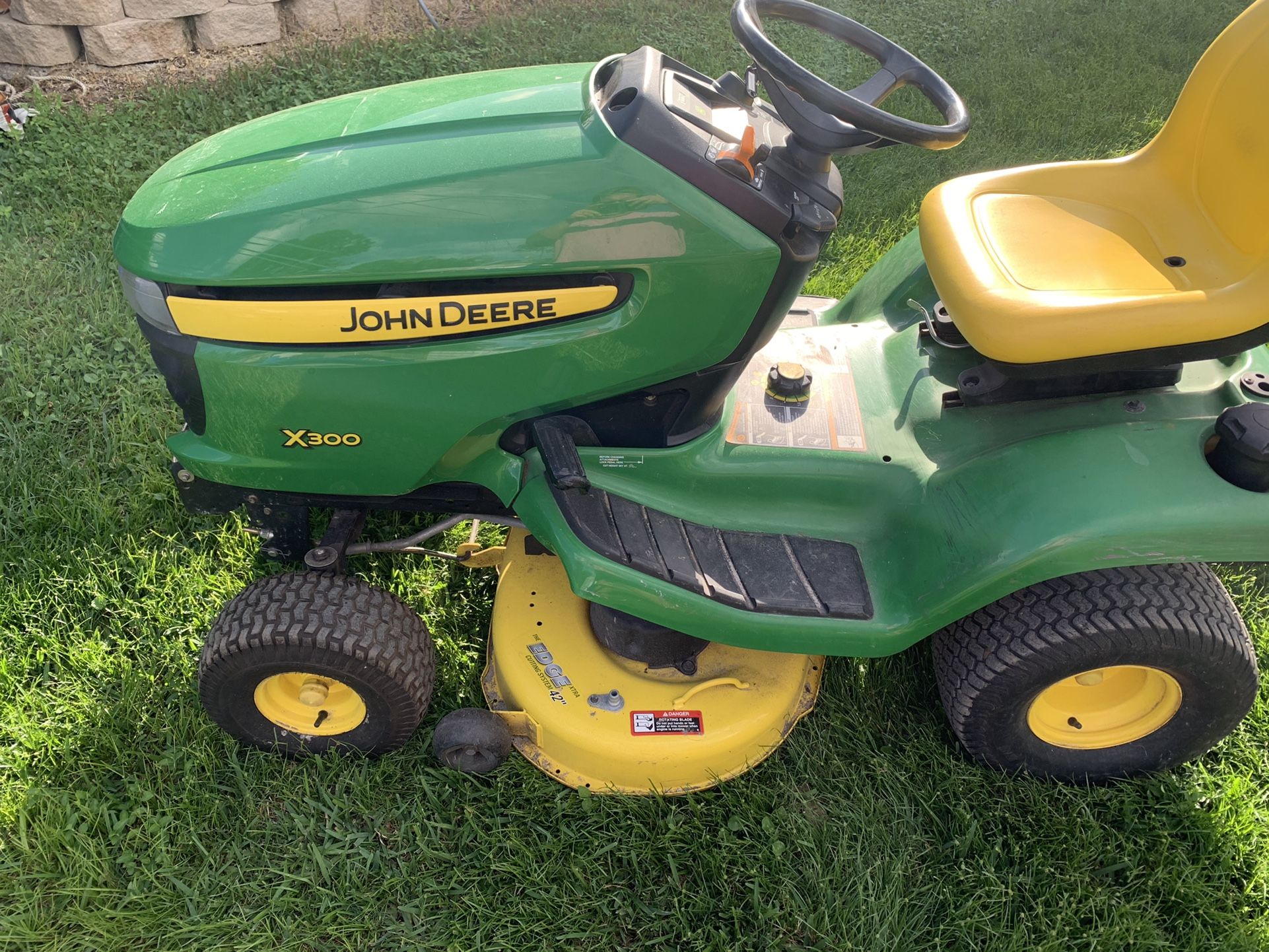 John Deere X-300 Mower