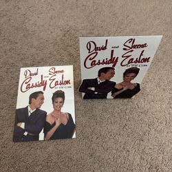 David Cassidy and Sheena Easton Vegas show card