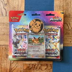Prismatic Evolutions 2 Pack Blister Eevee