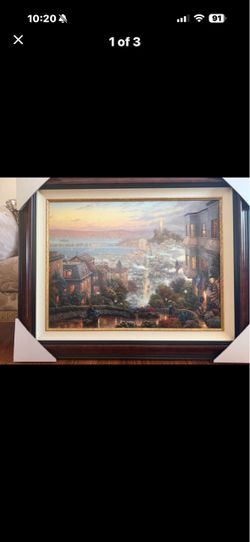 Thomas Kinkade San Francisco Lombard Street