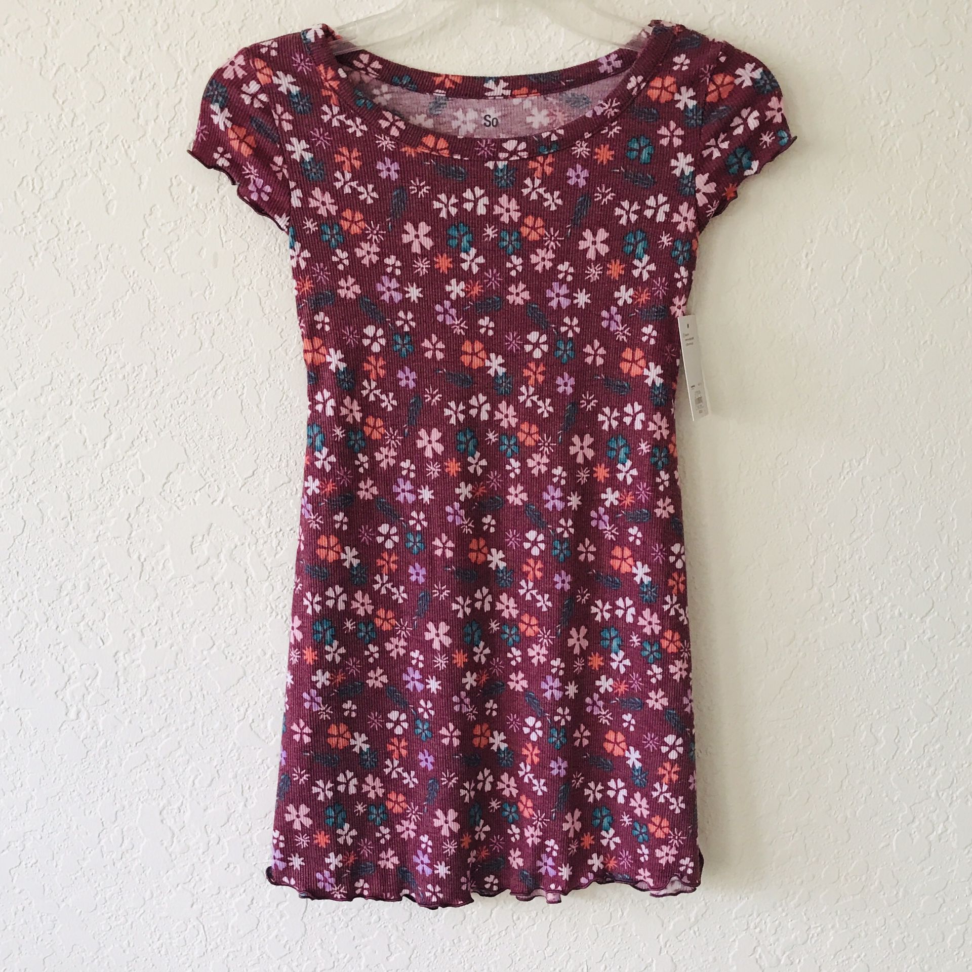 Girls Floral Multi Colored Dress Size 7 $12 NWT!
