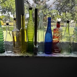 Collection Of Glass Bottles