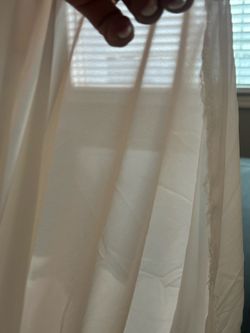 30 feet ivory chiffon draping