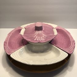 Vintage California Pottery Lazy Susan 