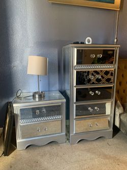 One tall dresser & one night stand both together $275 obo both not separately