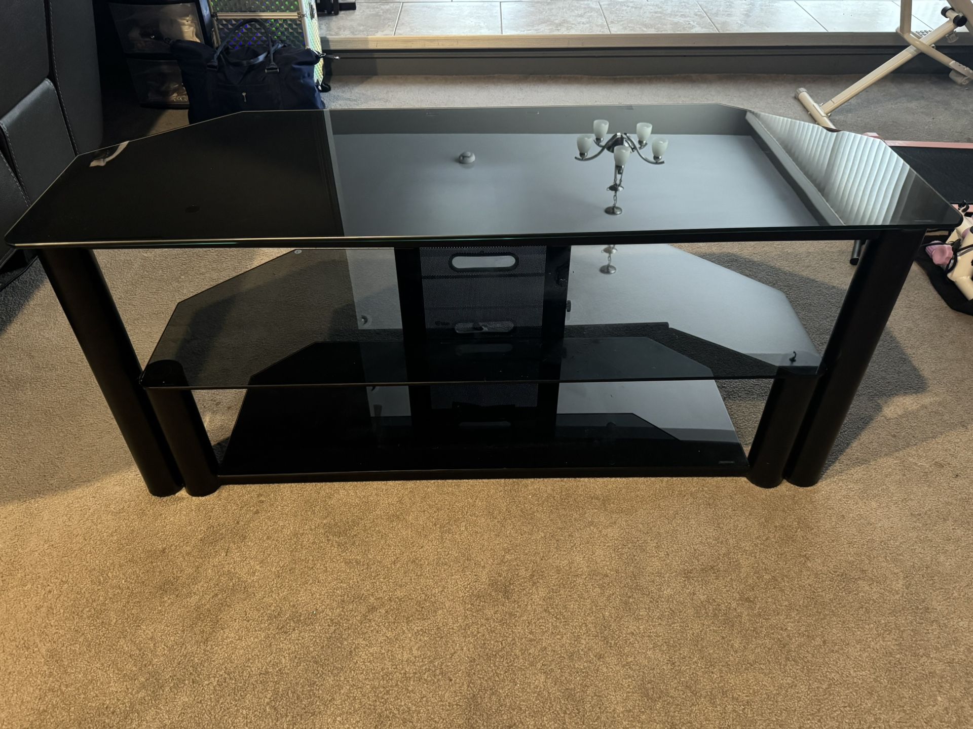 Glass TV Stand