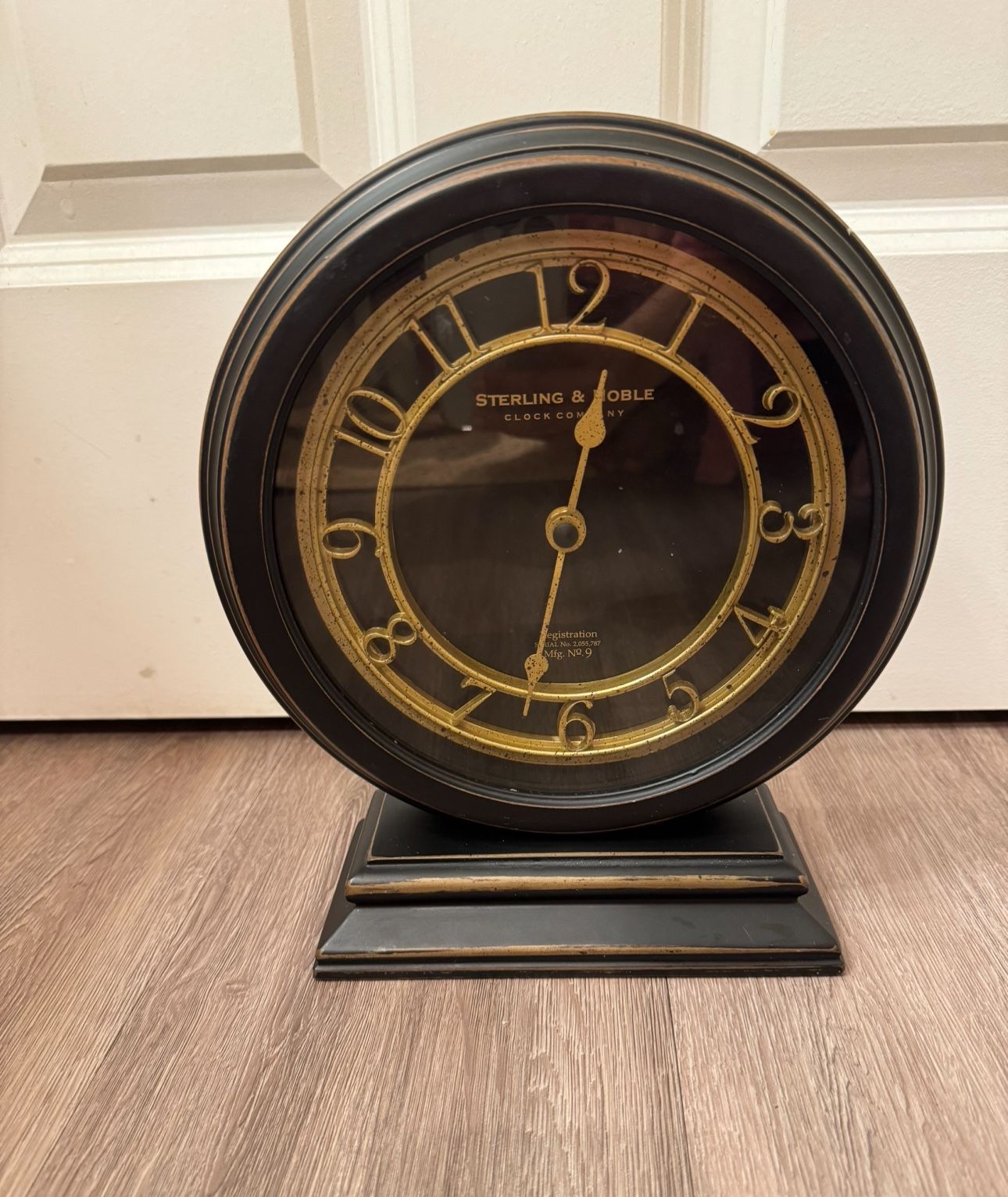 Antique Raised Number Clock