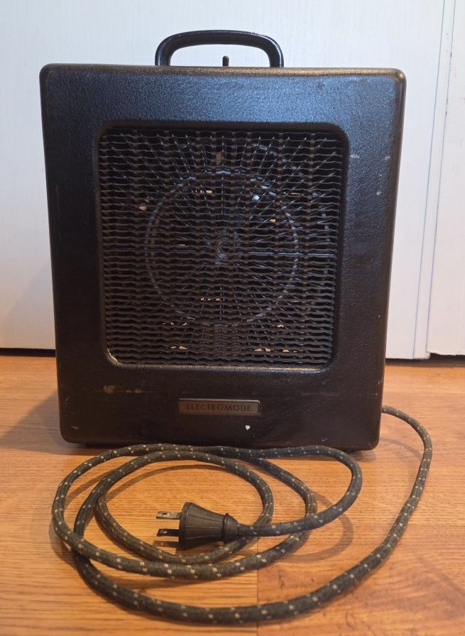 VINTAGE ELECTROMODE HEATER MODEL PJ13 - 110 VOLTS - WORKS