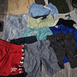 100 Pieces Boy Clothes Jeans Shorts Shirts Pjs. Ropa De Niño