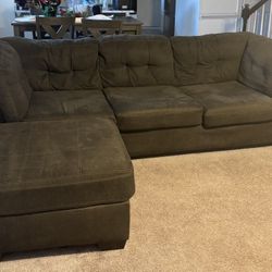 Free large Grey Sofa with Ottoman and Chaise