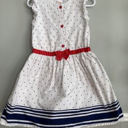 Gymboree Holiday Poka Dot Dress 5T