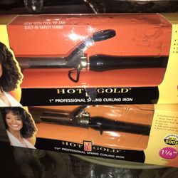 2 New In Box Curling Irons 