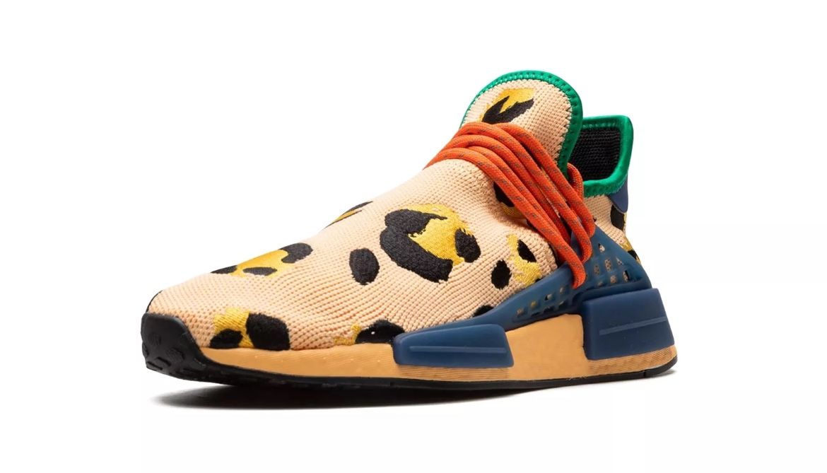 New Adidas Pharrell Williams x HU NMD Animal Print Pulse Amber HP3221
