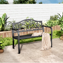 Outdoor garden bench