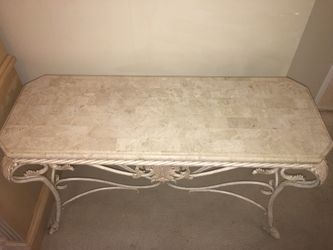 Marble table