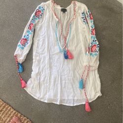 Bikini Cover Up Kaftan Size Small