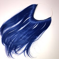 12” Royal Blue Synthetic Hair Extensions /Wig