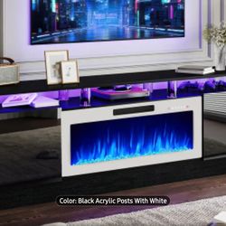 FIREPLACE TV STAND NEW IN BOX