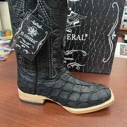 Nuevas botas vaqueras de piel original para hombre