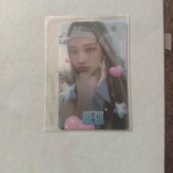Haerin New jeans See Through Photocard