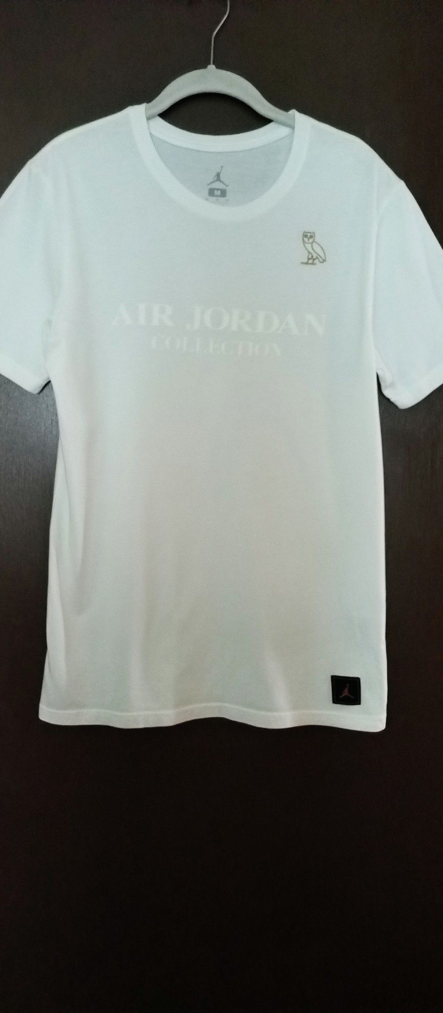 Air Jordan Collection X 10 Drake Ovo White/Gold Owl T-Shirt