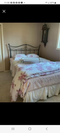 Queen Headboard iron rope Yellowstone Cowboy  RH PB style metal Boho Farmhouse