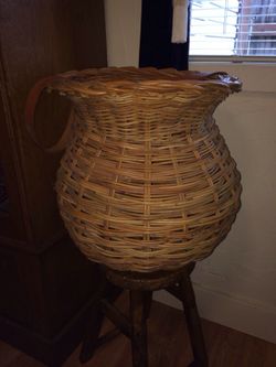 Vintage gathering basket