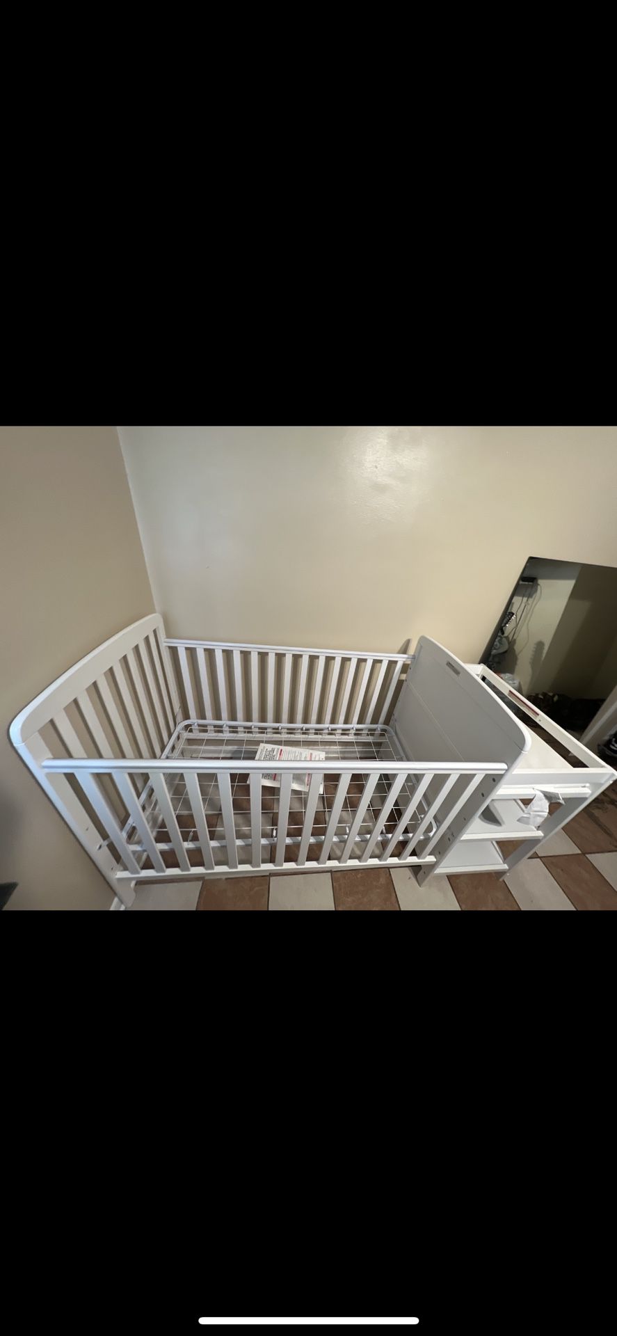 Crib With  Changing Table 